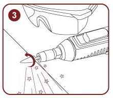 操作人员使用时火花图3 操作人员使用时火花图3